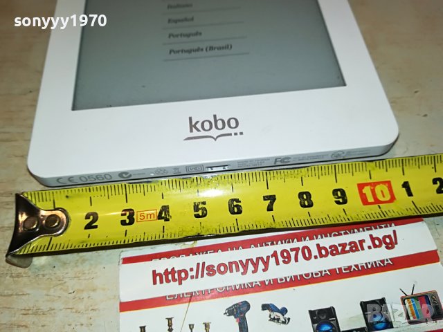 KOBO MODEL N613 2108221323, снимка 4 - Електронни четци - 37756131