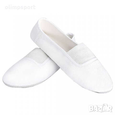 Цвички за гимнастика, балет и танци. Изработени от здрав памучен плат с цяла кожена подметка. Подход