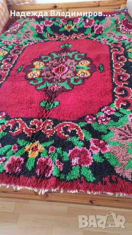 Вълнен китеник царска корона, снимка 5 - Покривки за легло - 35517923