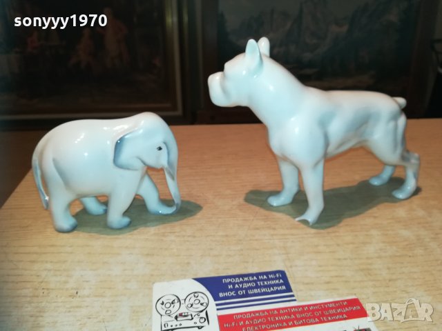 куче+слон-порцелан 0111201338, снимка 2 - Колекции - 30643643