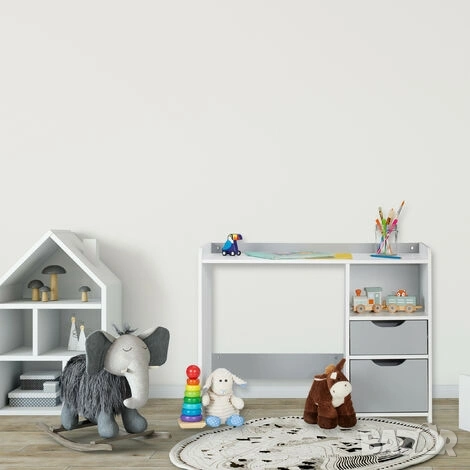 Детска масичка /бюро с чекмеджета Relaxdays, снимка 4 - Мебели за детската стая - 53904514