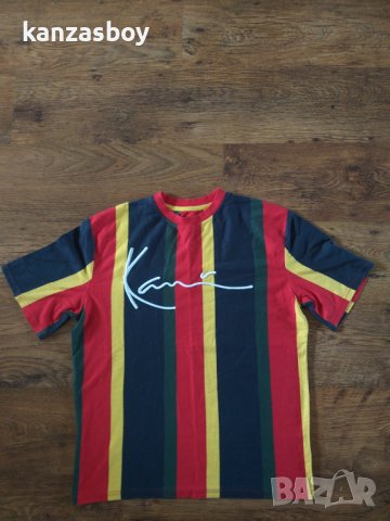 Karl Kani Signature Stripe T-Shirt - страхотна мъжка тениска , снимка 6 - Тениски - 40404673