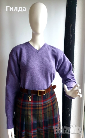 POLO Ralph Lauren 100% вълна пуловер S, снимка 7 - Блузи с дълъг ръкав и пуловери - 52770338