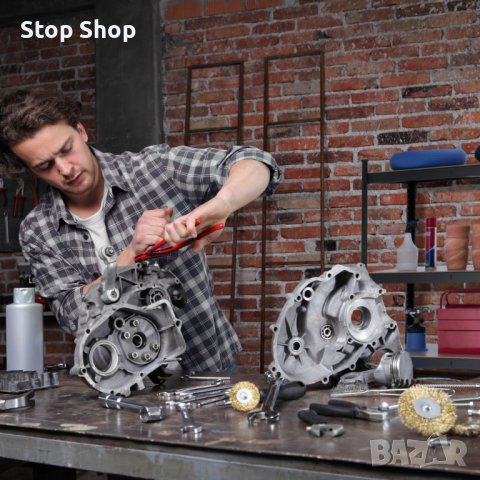 Усилен стелаж на 4 нива, антрацит, снимка 4 - Шкафове - 40022571