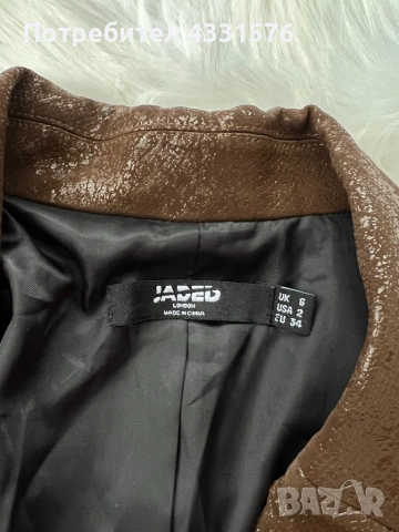 Дамско кафяво сако Jaded London, снимка 5 - Сака - 52473555