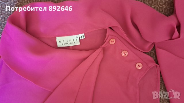 Дамски ризи 2/циклама и 1/черна, снимка 4 - Ризи - 40526156