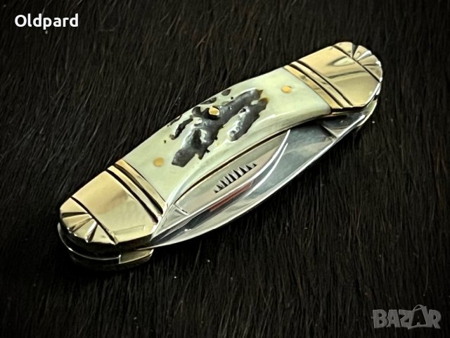 Сгъваем колекционерски ловен нож.(Canoe) FOS161SBR, снимка 2 - Ножове - 39291750