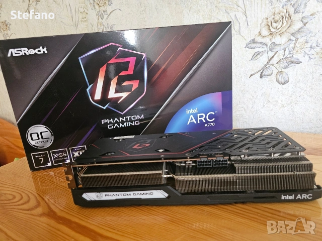 Видео Карта GPU ASRock Intel Arc a770, снимка 8 - Видеокарти - 54349934