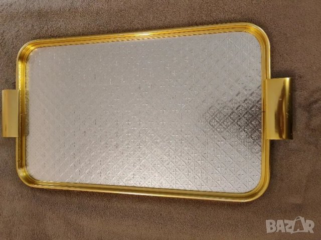 Стара алуминиева табла, поднос за сервиране. , снимка 6 - Антикварни и старинни предмети - 49634834