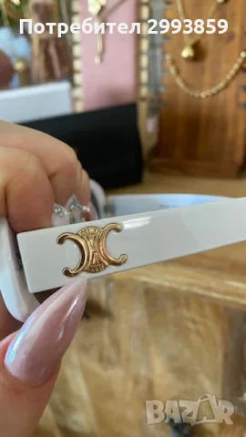 очила Селин*CELINE EYEWEAR*RIOMPHE 01 SUNGLASSES IN ACETATE, снимка 5 - Слънчеви и диоптрични очила - 55922654