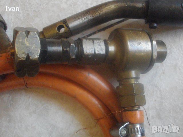 Горелка-Италианска-Работеща На Газ-4 bar-SIEVERT-Винтил-Пълен Комплект, снимка 6 - Други инструменти - 33730645