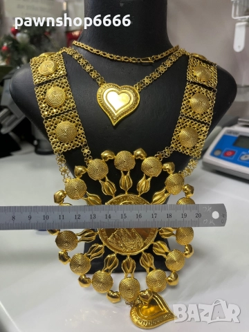 Златно колие 14 карата, снимка 13 - Колиета, медальони, синджири - 52926913