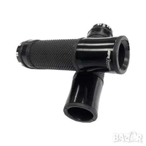 Черни спортни дръжки за мотор 126 mm с отвор 23.5 mm, снимка 2 - Аксесоари и консумативи - 55866098