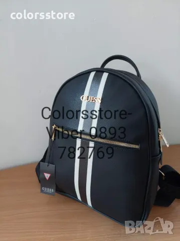 Черна раница Guess/SS-E82, снимка 2 - Раници - 42910986