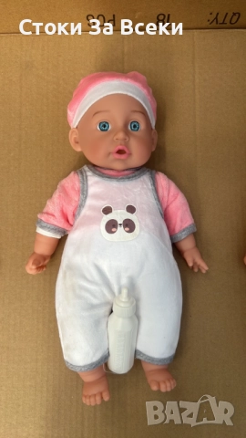Реалистично говорещо бебе с аксесоар шише, снимка 6 - Кукли - 51847104