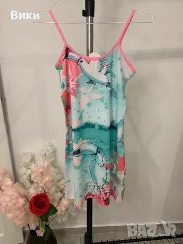 Рокля\нощница размер S-M, снимка 5 - Рокли - 49337543