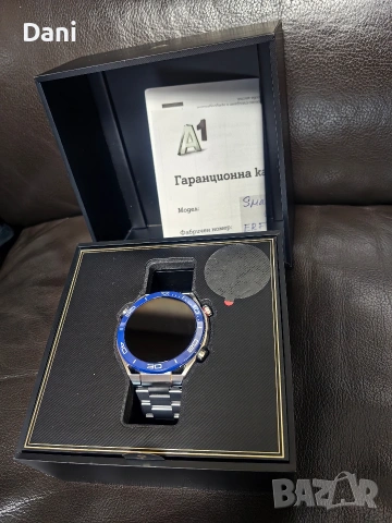 Смарт часовник Huawei Ultimate Titanium Blue , снимка 3 - Мъжки - 54130810