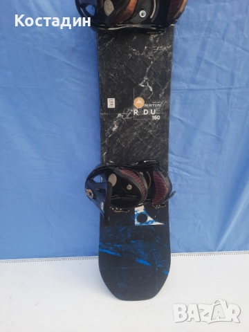 сноуборд 160см.  BURTON RADIUS, FLATtop с автомати, снимка 3 - Зимни спортове - 52567215