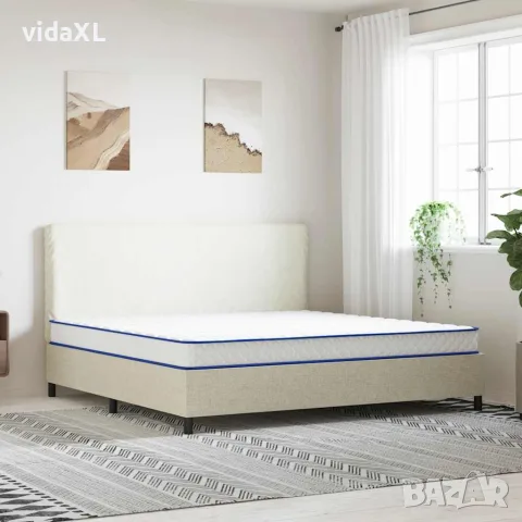 vidaXL Матрак с мемори пяна, 200 х 180 х 17 см, мек, снимка 2 - Матраци - 56146317