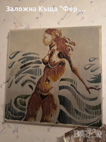 Гоблен 80 на 80см , снимка 2 - Гоблени - 51881213