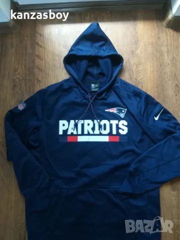 nike patriots - страхотно мъжко горнище КАТО НОВО Л, снимка 5 - Спортни дрехи, екипи - 47261693