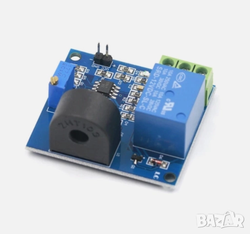 5A сензорен модул за защита от свръхток, сензор за откриване на променлив ток, реле 5V, снимка 2 - Друга електроника - 52017726