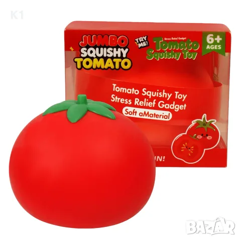 XL Squishy Tomato, Скуиши Домат 15см