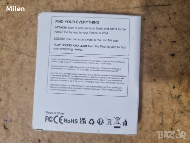 Smart Tag проследяващо устройство, снимка 2 - Друга електроника - 52059295