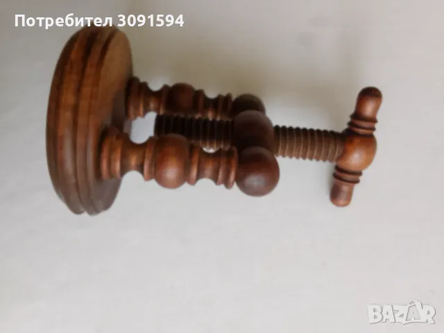 Дъбова преса за орехи ядки 18 век, снимка 5 - Антикварни и старинни предмети - 49632479