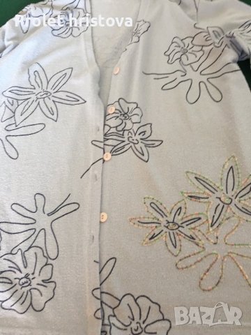 Красива и елегантна жилетка, небесно синя