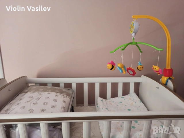 Детска кошара + матрак, снимка 4 - Кошарки - 54169375