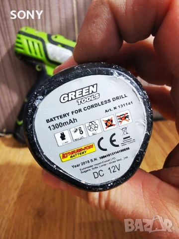 Акумулаторен винтоверт / бормашина GREEN TOOLS, снимка 4 - Винтоверти - 53170984