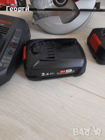 Bosch PKS18 LI циркуляр, снимка 4 - Триони и циркуляри - 54322234