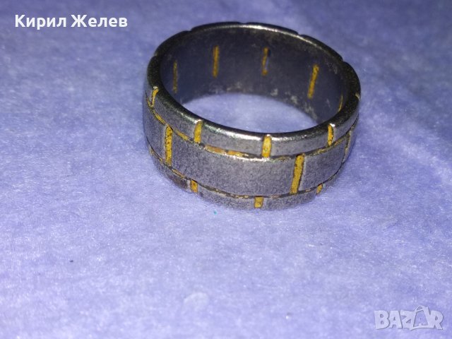 Стар ВИНТИДЖ АРТ МОДЕЛ СРЕБЪРЕН ПРЪСТЕН ПАТИНИРАНО СРЕБРО 925 Тип ХАЛКА РЪЧНА РЯДКА ИЗРАБОТКА 39988, снимка 14 - Пръстени - 42657068