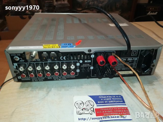 denon DRA-F100 GOLD receiver-внос germany 2210231108, снимка 12 - Ресийвъри, усилватели, смесителни пултове - 42671140