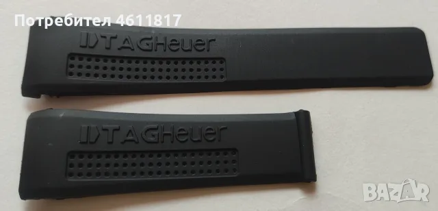 Силиконова каишка Tag Heuer - 24мм, снимка 2 - Каишки за часовници - 56532078