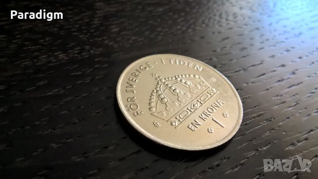 Mонета - Швеция - 1 крона | 2003г.