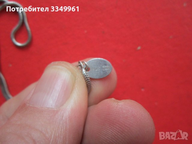 Уникално сребърно колие верижка 925 ФБМ 6, снимка 3 - Колиета, медальони, синджири - 36700917