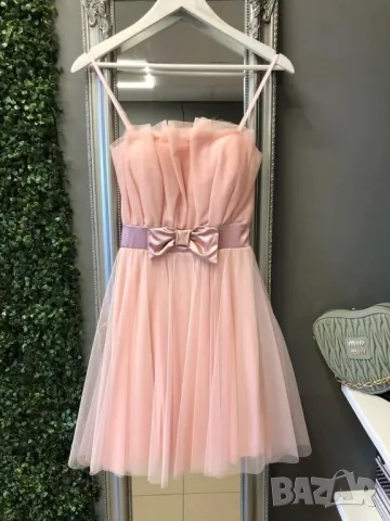 къси кукленска рокли с панделка 