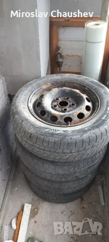 Метални джанти със зимни гуми , снимка 3 - Гуми и джанти - 48951709