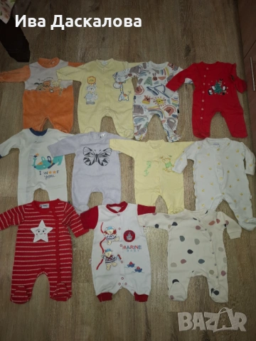 Бебешки ромпъри 0-3 месеца, снимка 2 - Бебешки гащеризони - 53892852