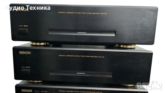 Denon F100 мини система, снимка 3 - Аудиосистеми - 54084381