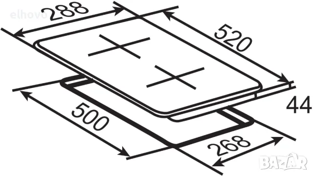 Индукционен котлон PKM EB-GK2-TC, снимка 6 - Котлони - 49748262