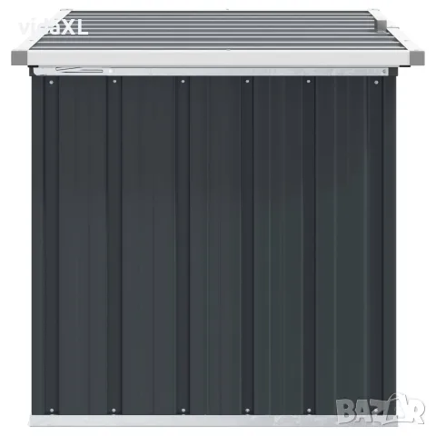 vidaXL Градински сандък за съхранение, антрацит, 109x67x65 см, снимка 5 - Ракли - 56147680