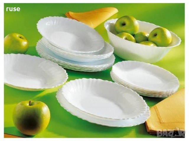 НОВИ! Сервиз за хранене Luminarc Feston 18 части, снимка 6 - Сервизи - 51851594