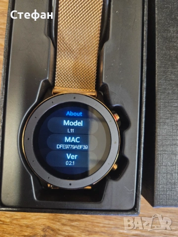 Smart Watch Смарт часовник MICROWEAR L11 Rose Gold – Елегантност и здраве на китката Ви, снимка 12 - Смарт часовници - 54064176