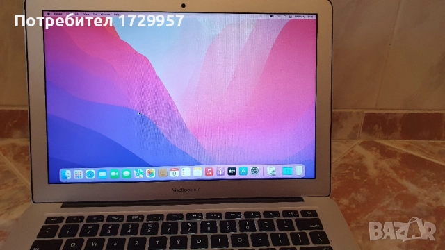 Apple MacBook Air 13.3" А1466-2012 -I5 512GB SSD 8GB RAM, 420 лв, снимка 1