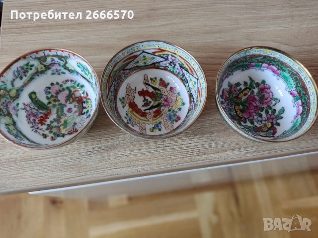 Китайска  , китайски чаши за саке, снимка 4 - Антикварни и старинни предмети - 34886204