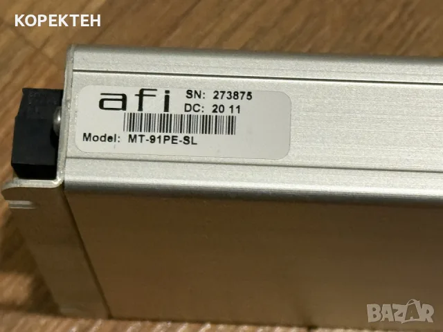 Нов Оптичен Трансивър American Fibertek MT-91PE-SL Digital Video / Ethernet Transceiver MADE IN USA, снимка 3 - Кабели и адаптери - 56187215