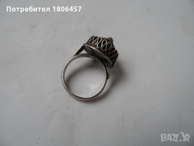 стар сребърен пръстен, снимка 13 - Антикварни и старинни предмети - 31787933